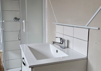 rénovation espace douche